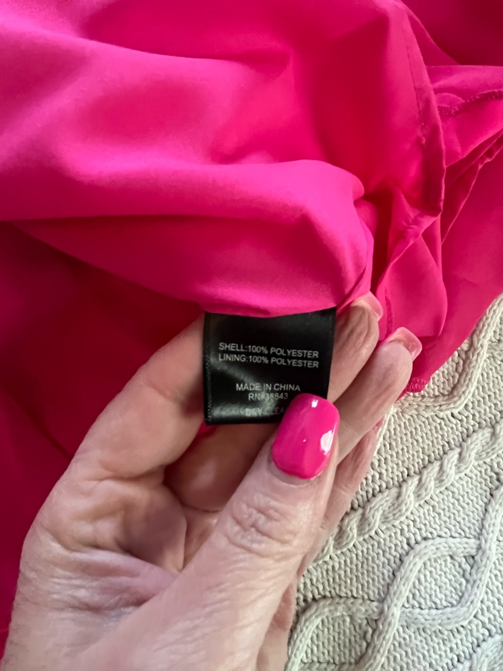 New! Sam Edelman Hot Pink Sleeveless Pleated Midi Dress Women’s Size 8 - Picture 16 of 16